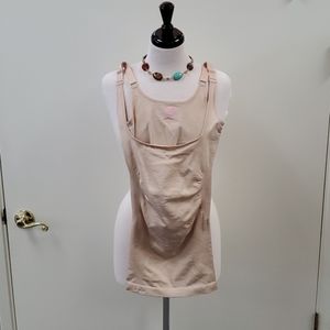 Braless compression shaping slip